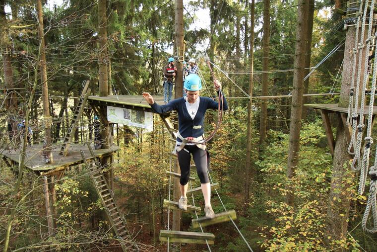 Hochseilgarten in Waldmuenchen