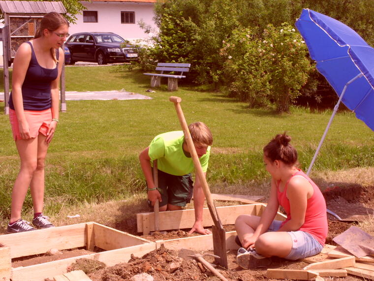 Menschen arbeiten